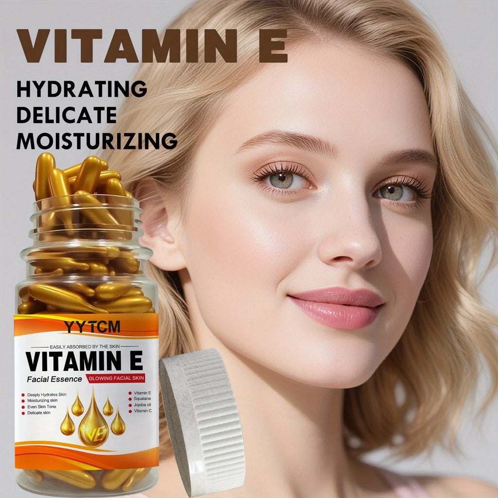 Vitamin E Deep Moisturizing Capsule Essence, hydrates and smooths the skin