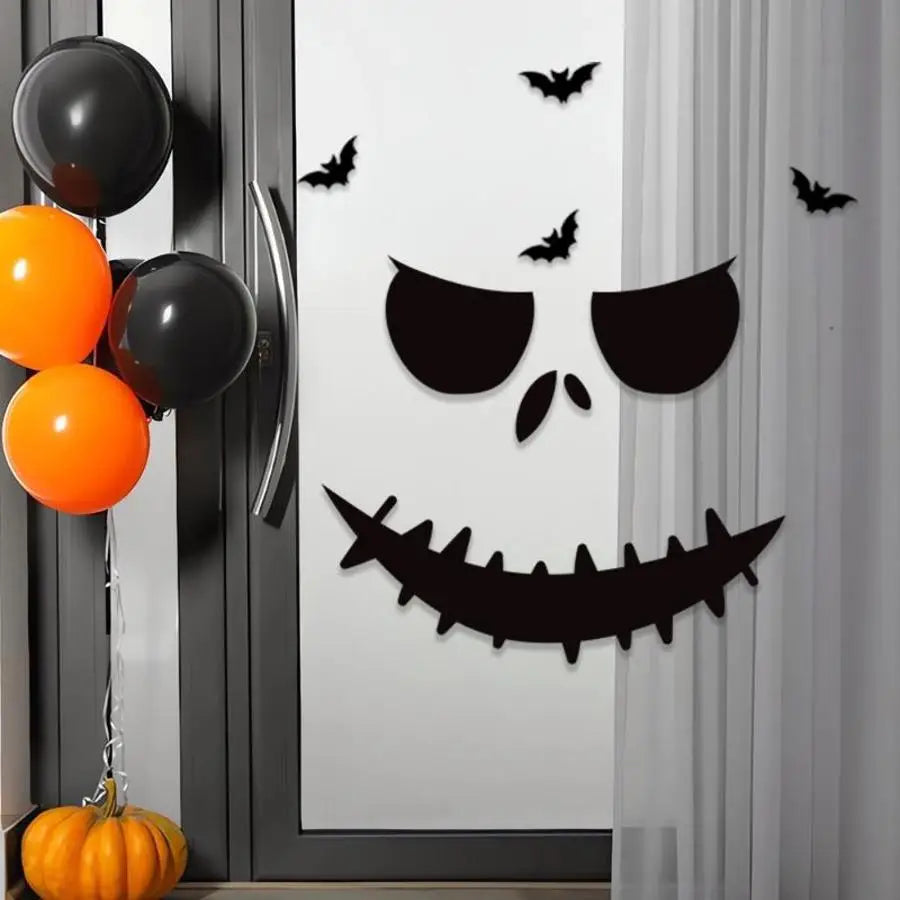 Halloween Evil Pattern Wall Sticker Waterproof Removable Decal