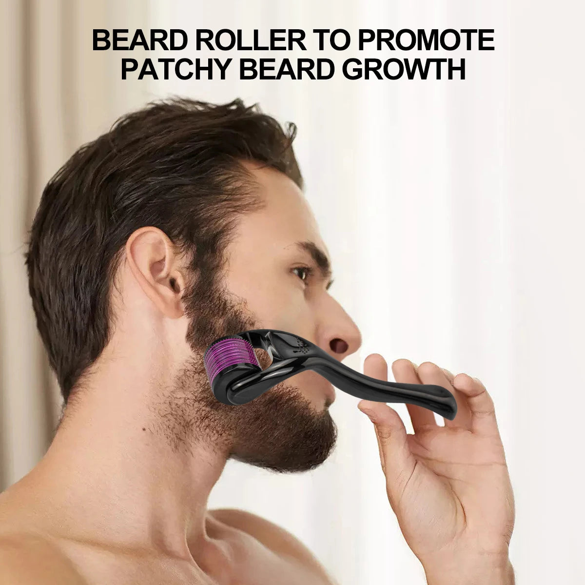 Professional 540 Derma Roller For Hair Growth Beard Growth Micro Face Roller For Skin Care