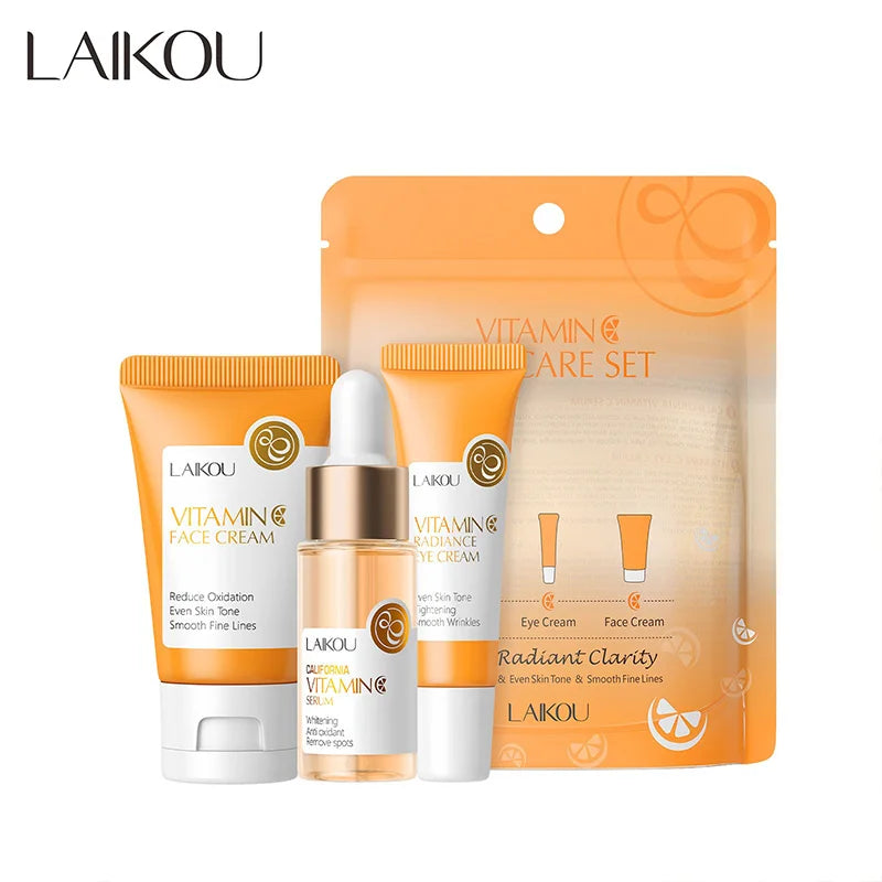 LAIKOU Vitamin C Series Skin Care Product Set 5-piece Moisturizing