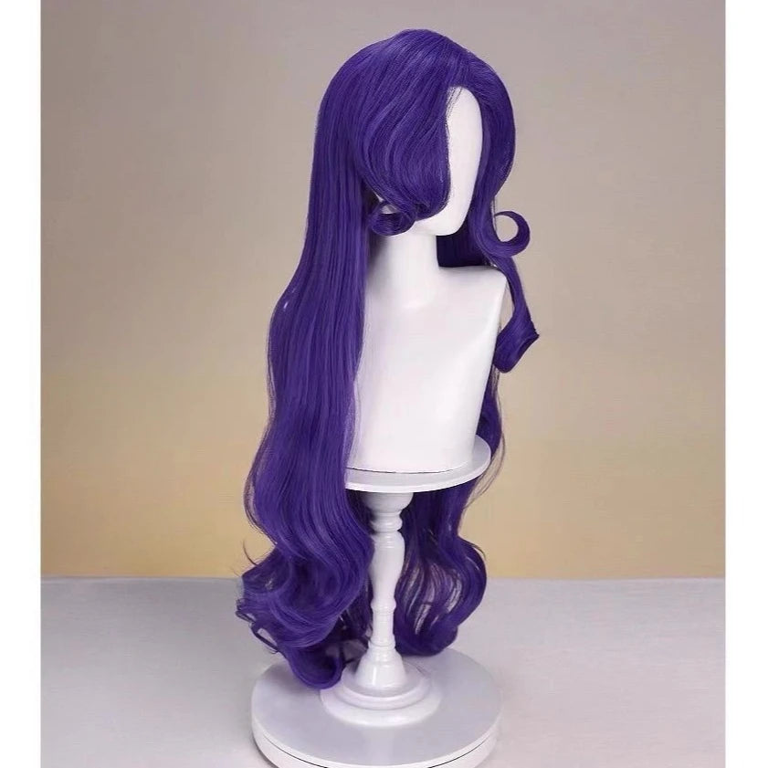 Anime Pony Rarity Cosplay Wig Long Purple Wavy Heat Resistant