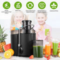 Electric Juicer 400W Max Centrifugal Juicer Machine, 65mm Wide Feed Chute,