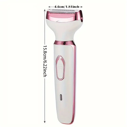 4-in-1 Painless Razor for Women] 4-in-1 Rechargeable Electric Razor for Women