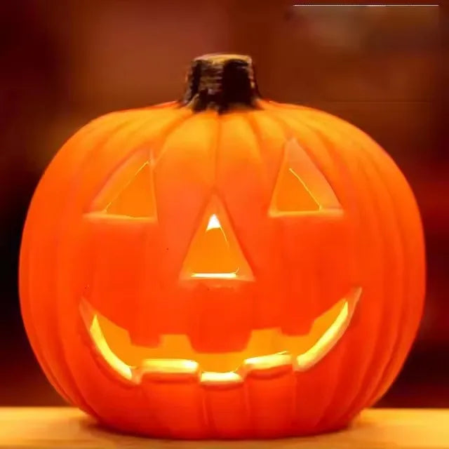 Halloween Glowing Pumpkin Decor LED Triple Layer Light Up