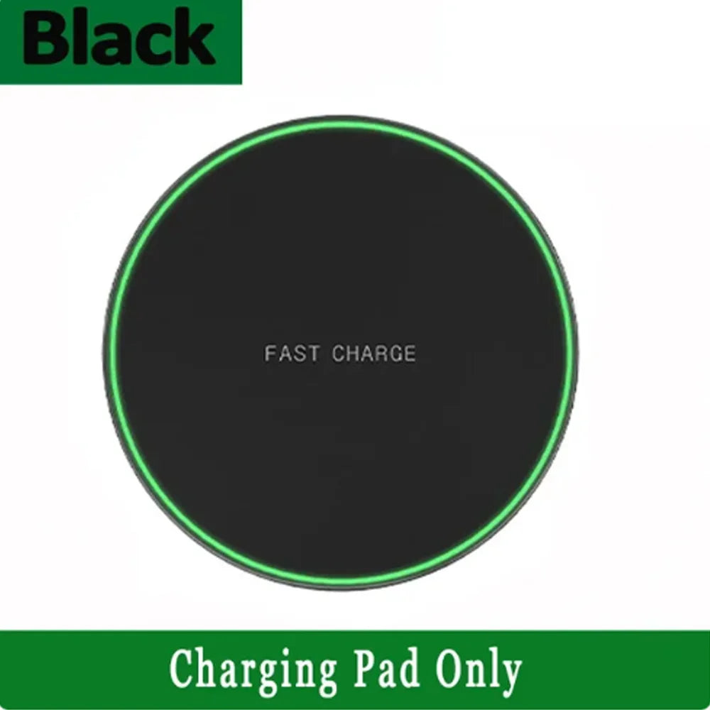 30W Wireless Charger for IPhone17 16 15 14 13 12 X XR XS Max 8 for Samsung S24 S23 S22 S10 S20 Note10 20 Xiaomi Huawei Phone