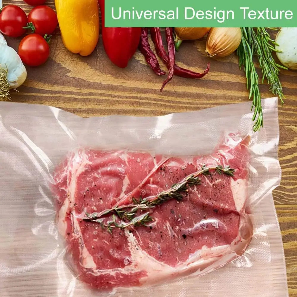 Heavy-Duty Vacuum Sealer Bags Roll with Seal - Cut-to-Size Sous Vide