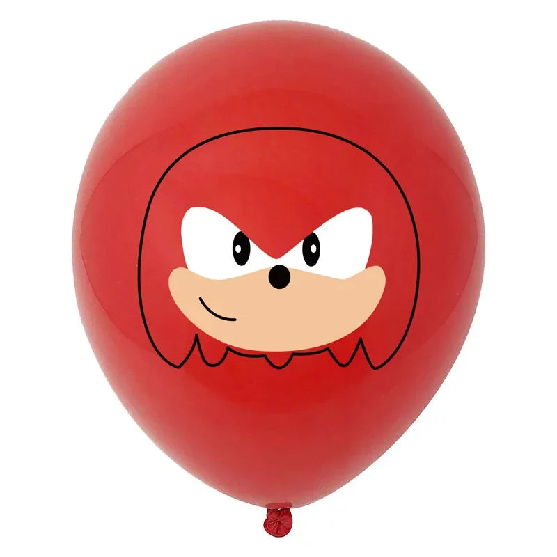 10pcs Sonic Latex Balloons Sonic Superhero Game Fans Ballon Happy Birthday Party Decoration Kids Toys Hedgehog Supplies Globos