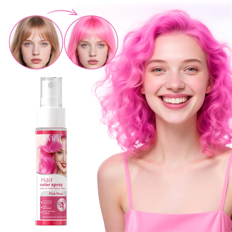 8 Colors Hair Color Spray Temporary