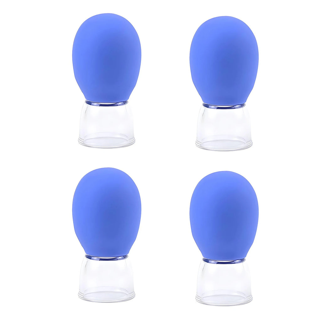 4-piece compact facial cupping care set