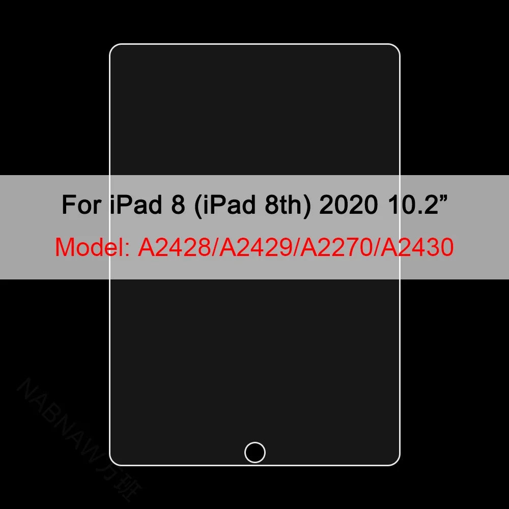 3Pcs Tempered Glass Film For Apple iPad 10th 9th 8th 7th Mini 6 5 4 3 For Apple iPad Air 5 4 3 Pro 12.9 11 2022 2021 2020 2018