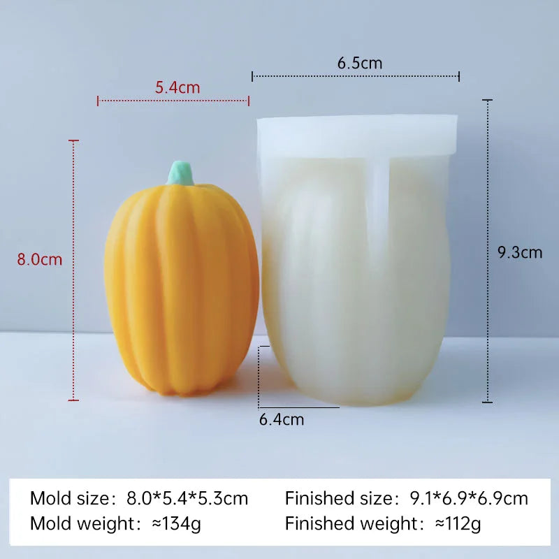 Halloween Pumpkin Silicone Mold DIY Aromatherapy Candles