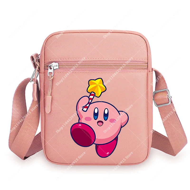 Star Kirbys Shoulder Bags Cute Cartoon Anime Crossbody Bag
