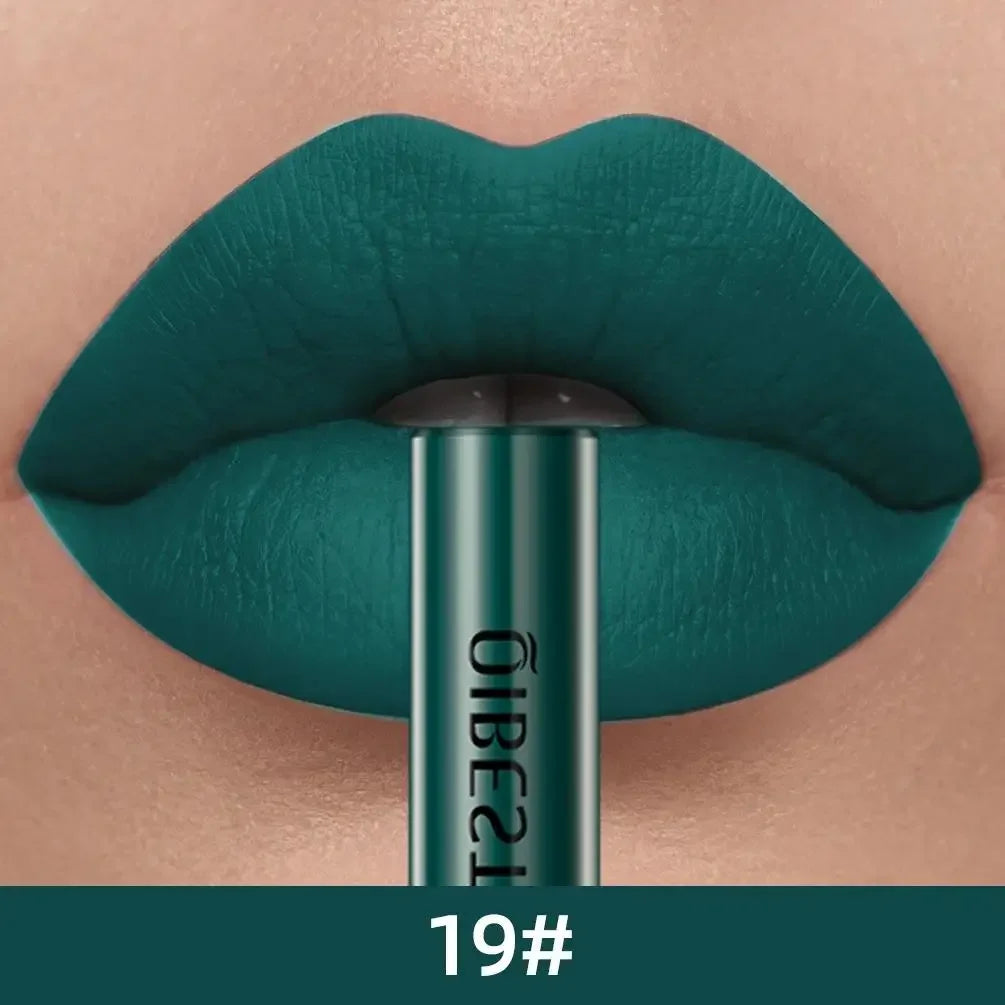 1 PC matte lipstick, non stick to cup, waterproof and long-lasting
