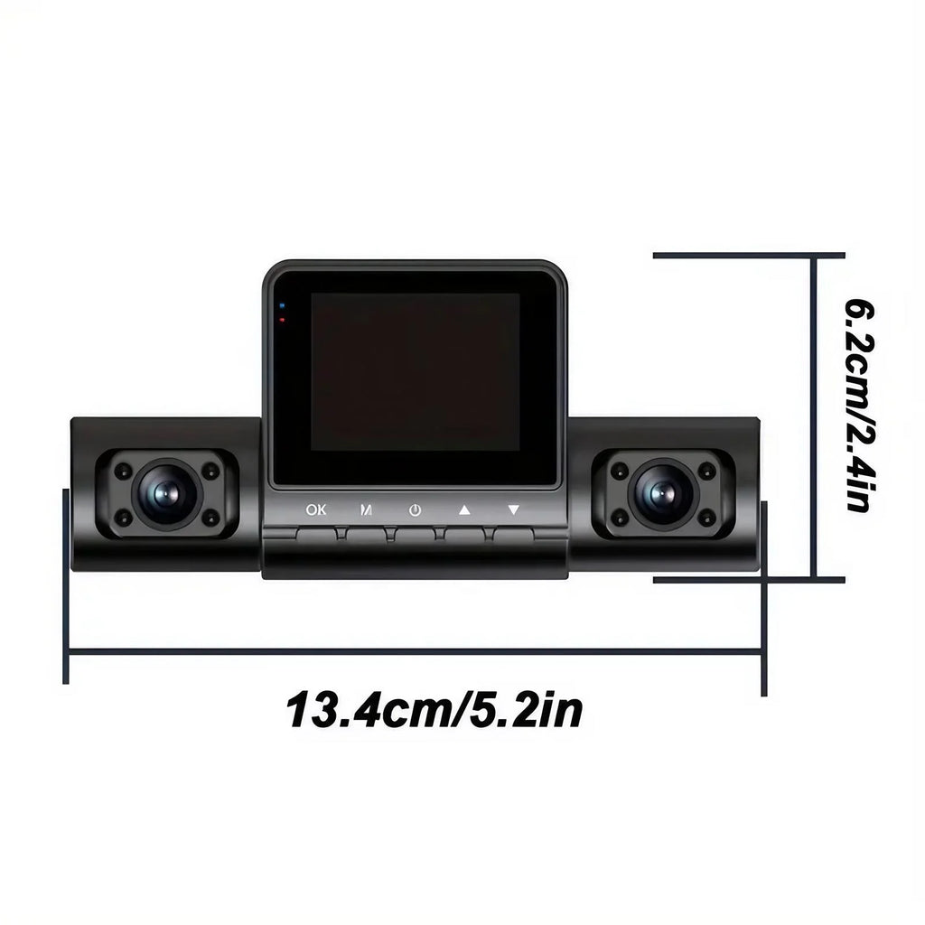 4 Lens Dash Cam 1080P Full HD 360 Degree View