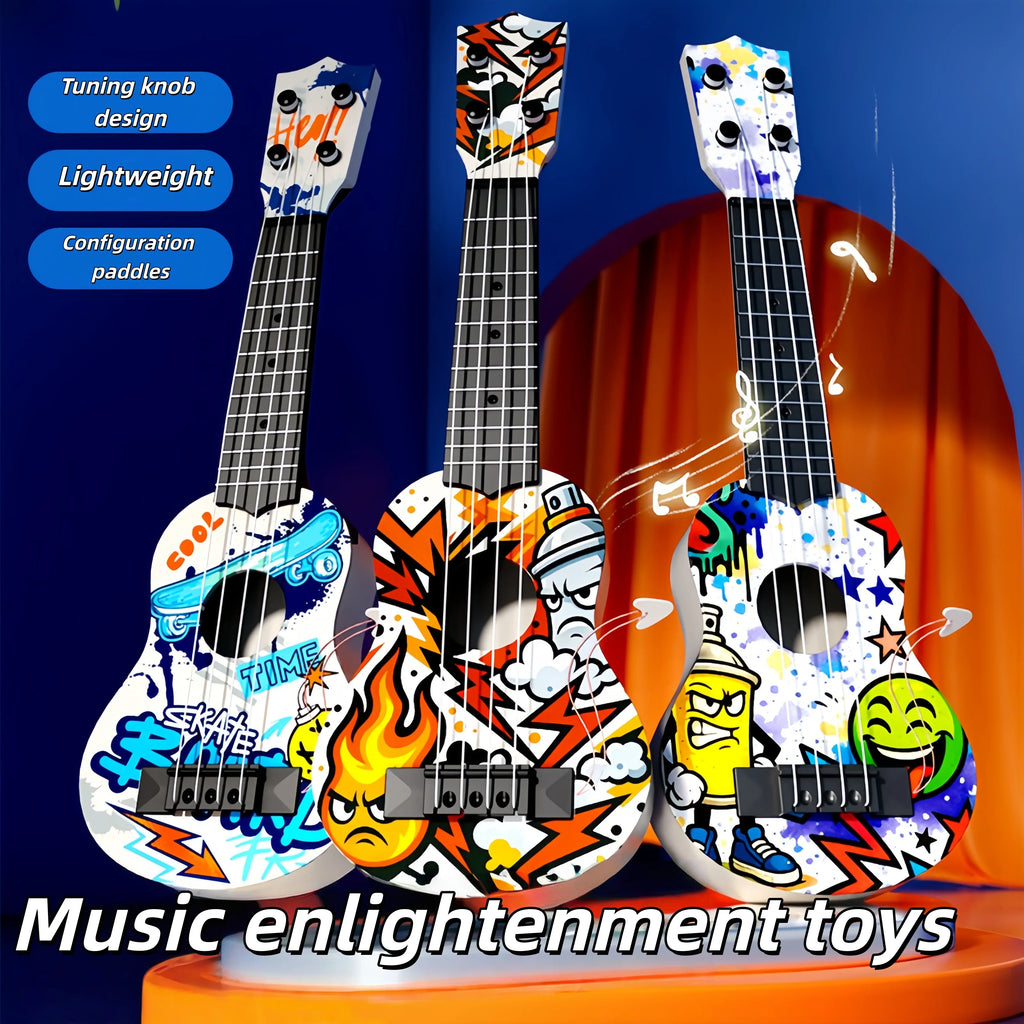 Beginner-Friendly Toy Guitar Instrument for Kids, New Year's Gift for Children