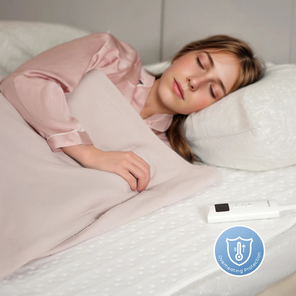 RUIANBAO Heated Blanket 150*80cm Electric Blanket Timer Heated Pad 220V