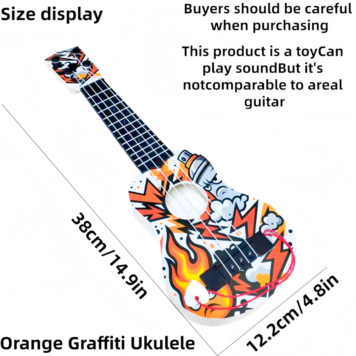 Beginner-Friendly Toy Guitar Instrument for Kids, New Year's Gift for Children