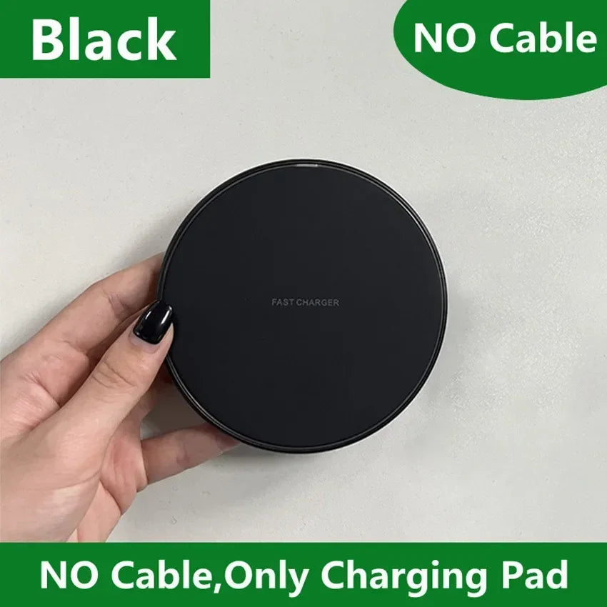 Wireless Charger Pad Fast Wireless Charging Station For Samsung  Xiaomi iPhone