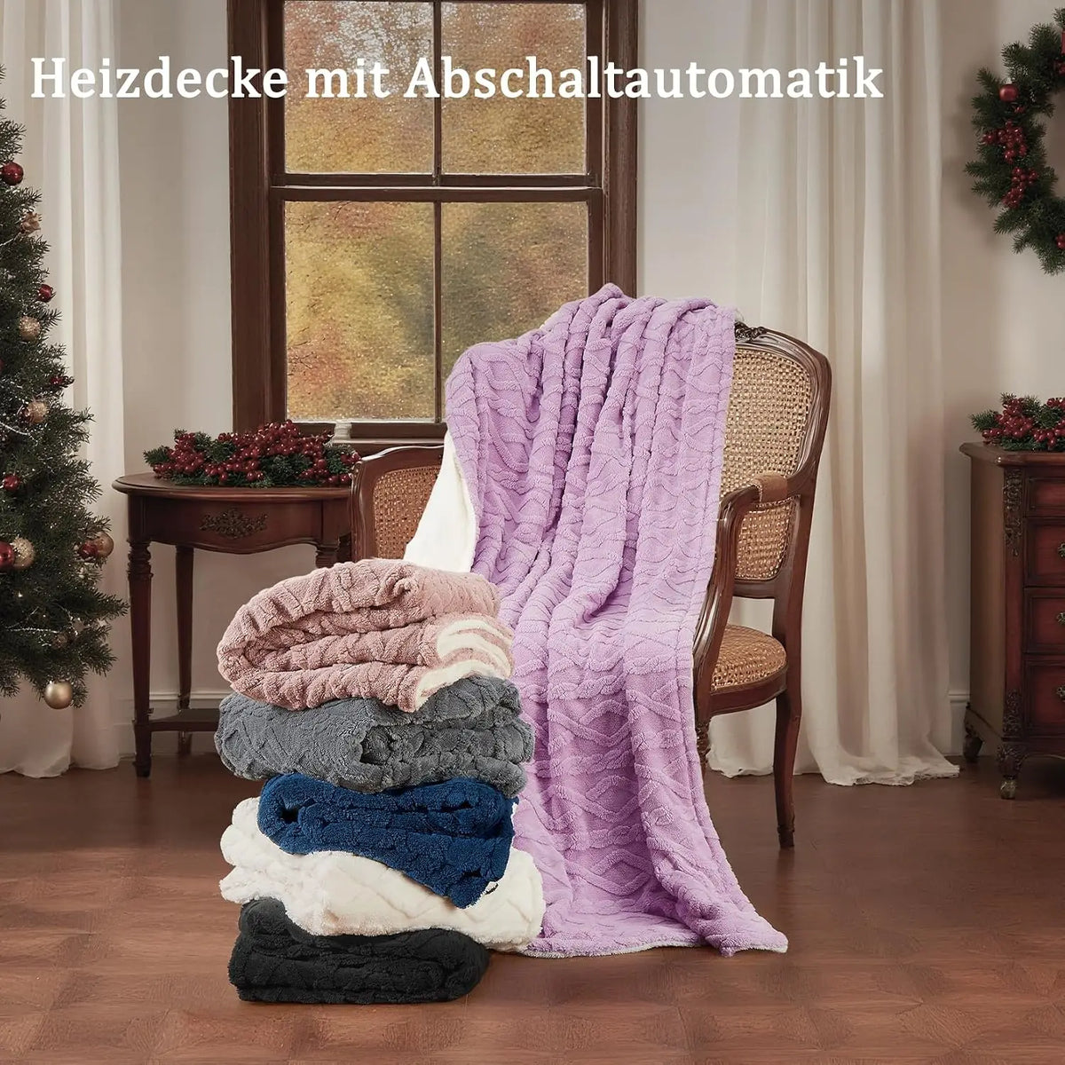 Heating Blanket Polar-Fleece, 6 Heating Stages, Timer, 180 * 130cm