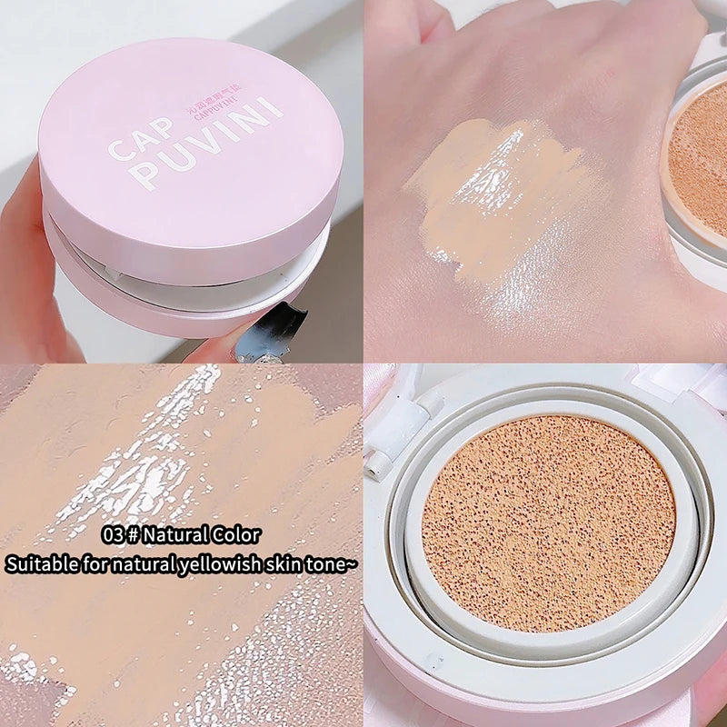 [MP]Cappuvini Moisturizing Air Cushion Cream Light Waterproof Natural Liquid Foundation Brightens Skin Tone Air Cushion BB Cream