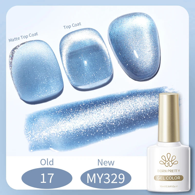 BORN PRETTY 117 Colors Cat Magnetic Gel Nail Polish 10ml