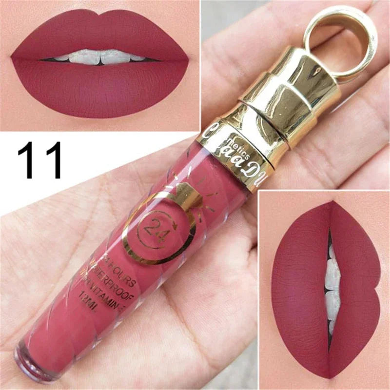 20 Colors Matte Liquid Lipstick Waterproof Long Lasting