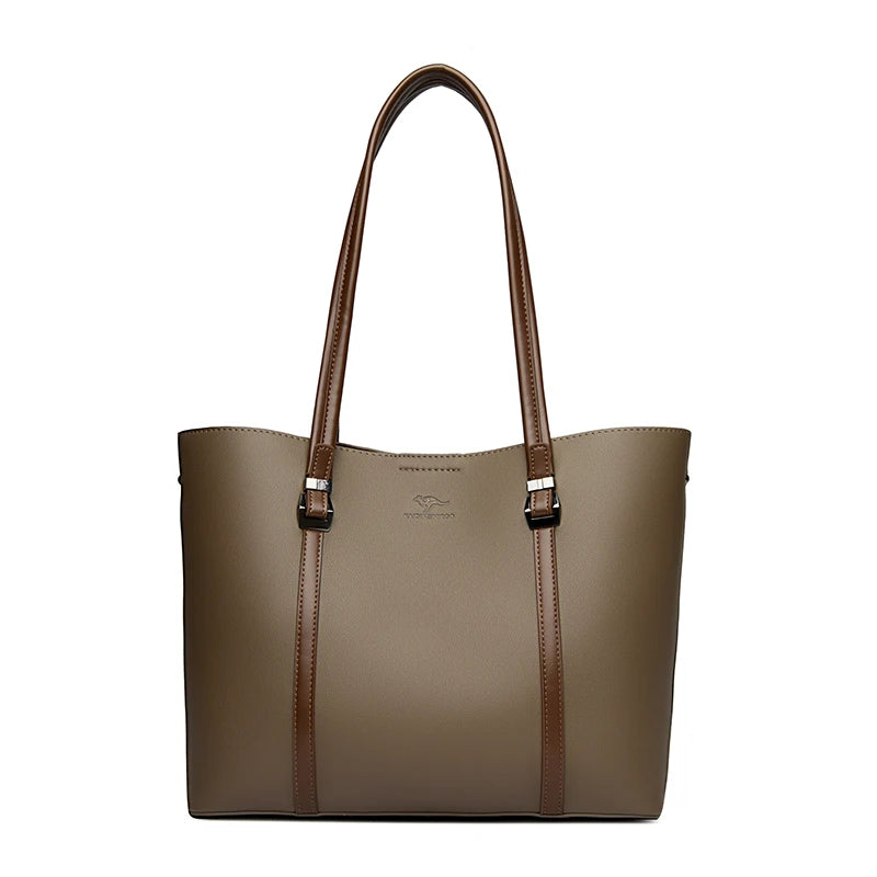 Large Capacity Shopping Bag for Daily Commuting Hand Bags Luxury Shoulder Bags High Quality Leather Hnadbags Caual Tote Sac