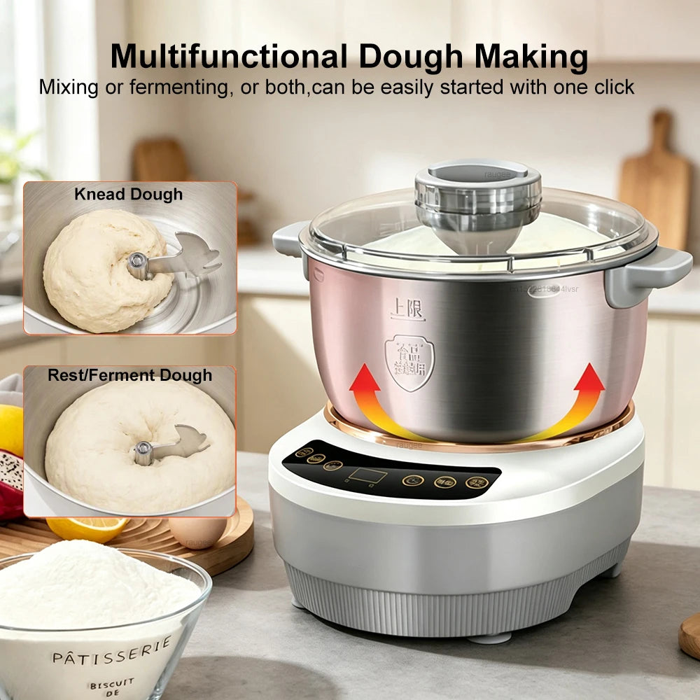 Electric Bread Dough Mixer 7L Stainless Steel Bowl Dough Mixer