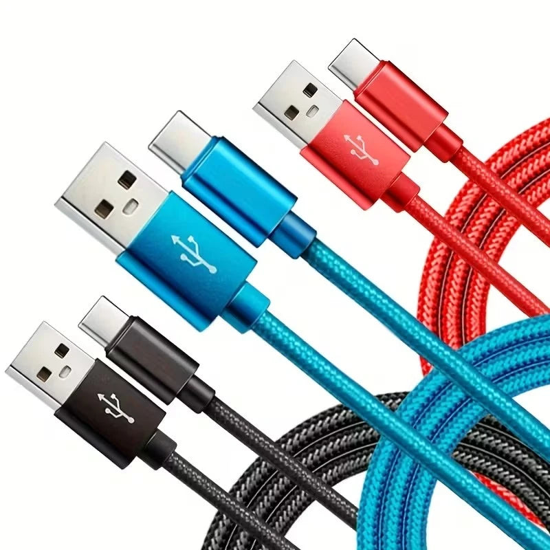 Type C USB Fast Charging Braided Cable