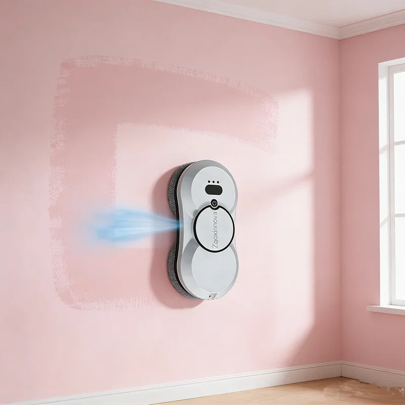 Water Spray Home Window Cleaning Robot With Tank Smart Window Glass Vacuum