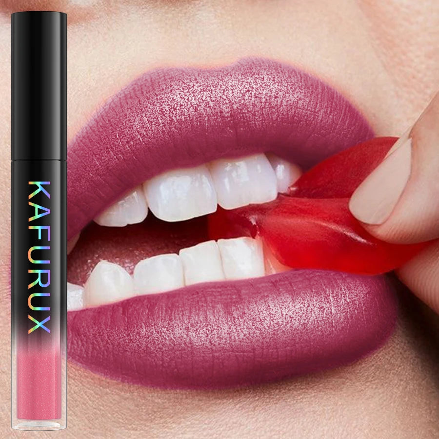 20 Colors Shimmer Lip Glaze Long Lasting Glitter Liquid Lipstick Korean