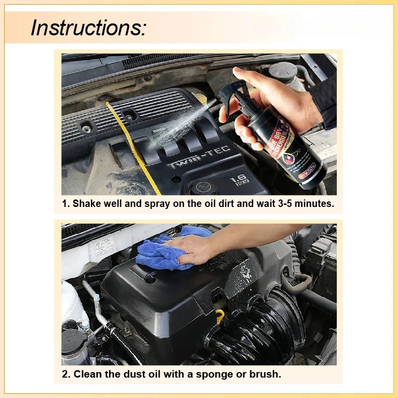 Engine Bay Cleaner Powerful Decontamination for Car Engine Compartment
