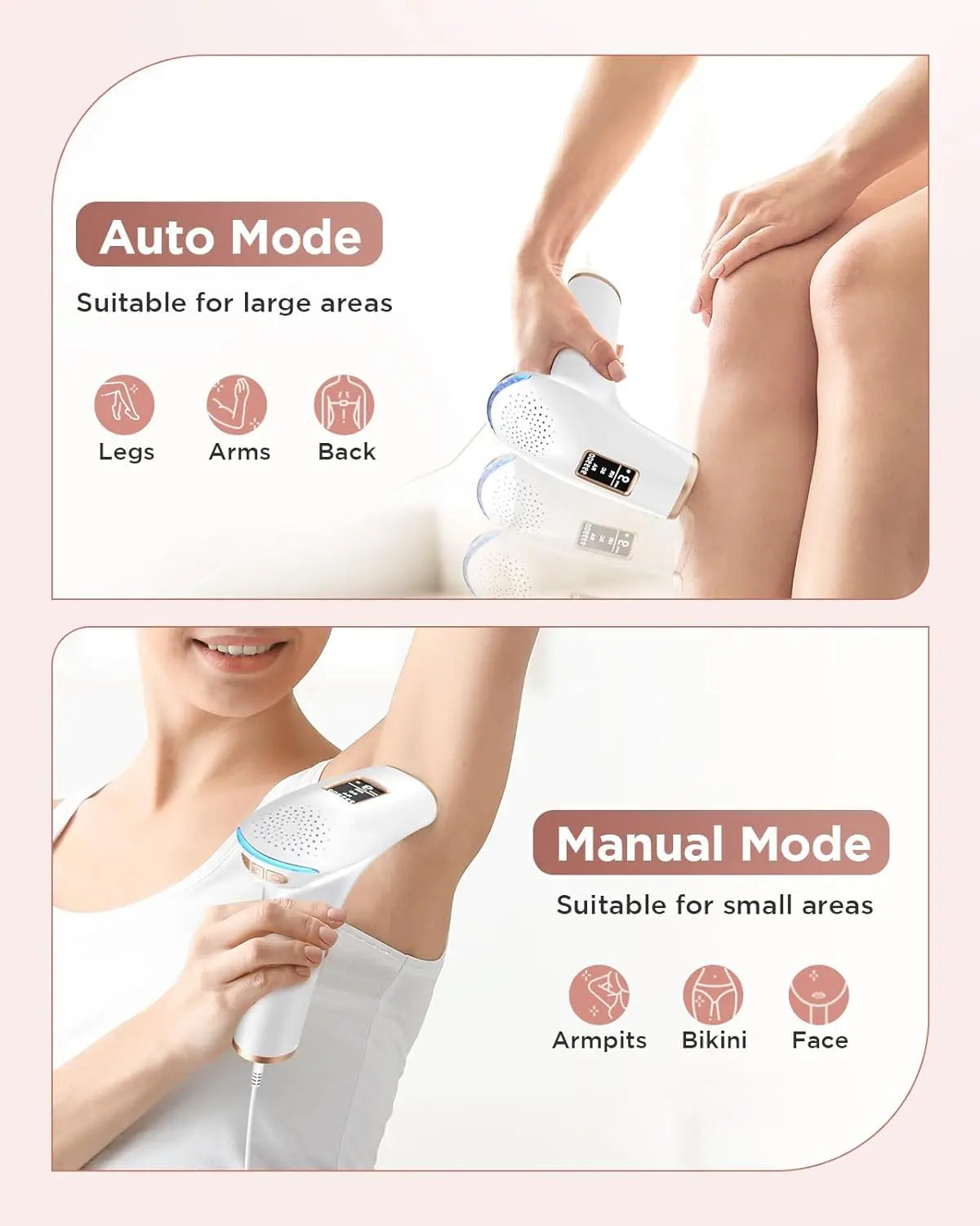 999900 Flashes IPL Hair Removal Safe Permanent Painless Epilator
