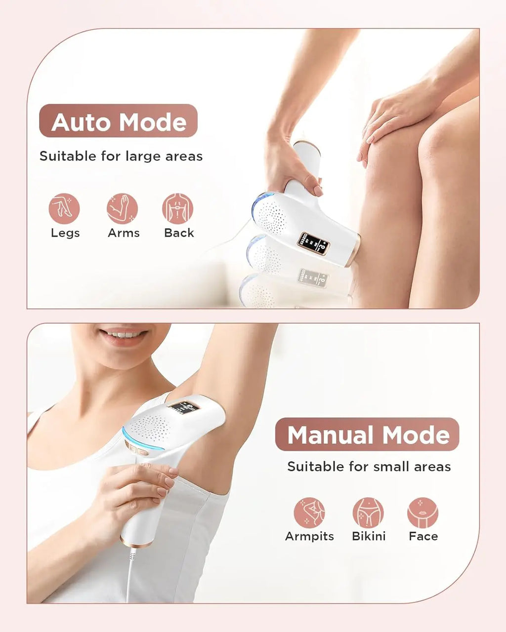 999900 Flashes IPL Hair Removal Safe Permanent Painless Epilator