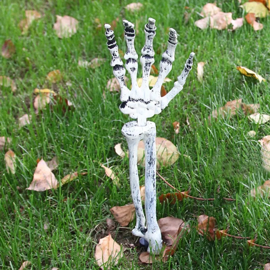 Halloween Realistic Skull Bone Holiday Decoration Props Home Garden