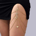 1pc Sexy Butterfly Women's Thigh Chain Elastic Multi-Layer