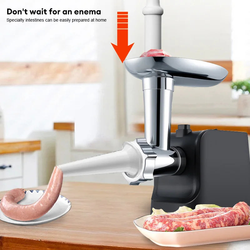 Electric Meat Grinder,Heavy Duty Meat Mincer, Sausage Stuffer Maker