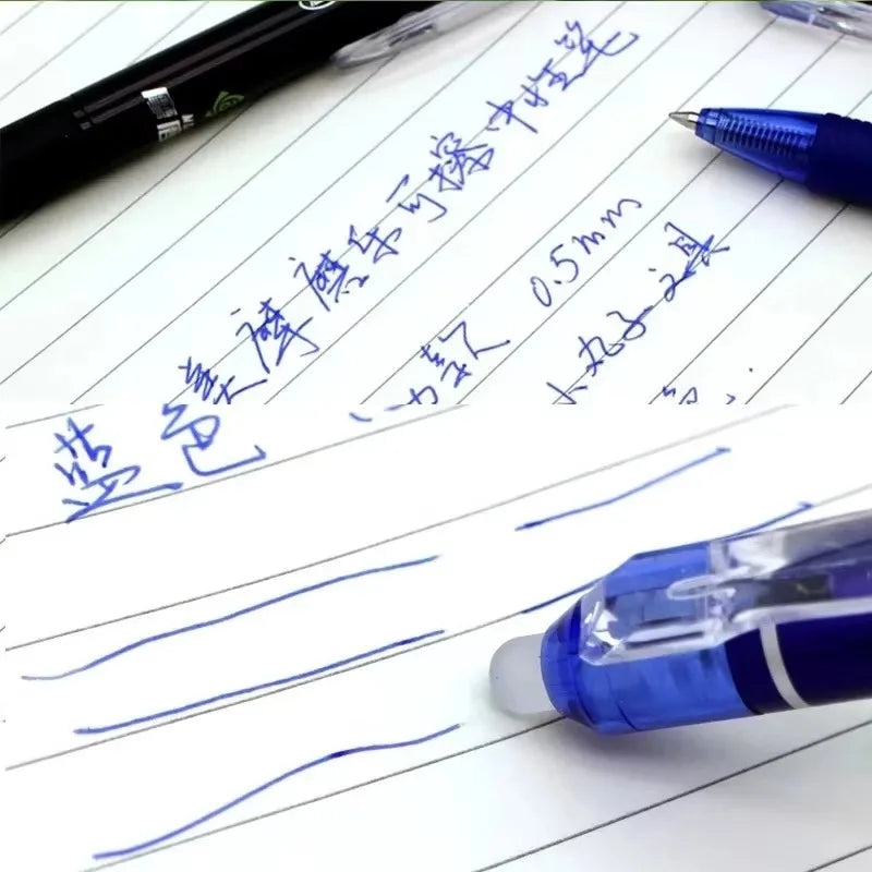 0.5mm Retractable Erasable Gel Pens Set with Refills
