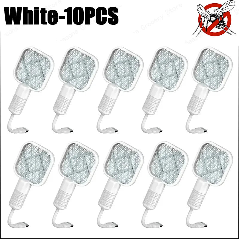 USB Mosquito Swatter Trap Electric Shock Mini Fly Bug Zapper