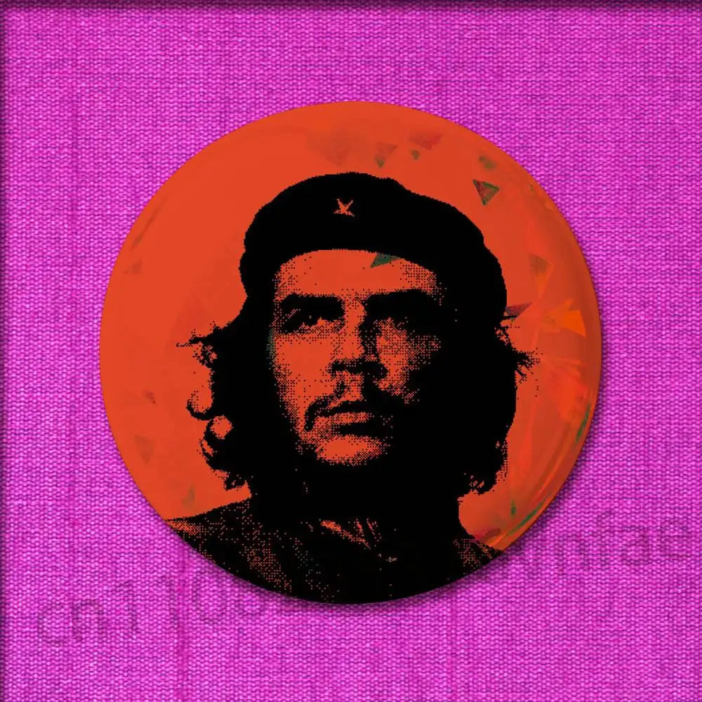 Che Guevara Karl Marx Badge For 32mm 25mm 44mm 75mm 58mm Round Pin Brooch Insignia Cover Decoration