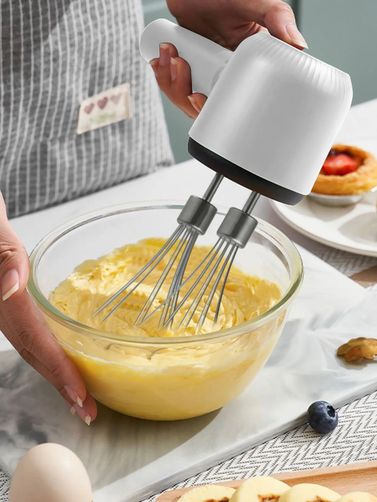 USB Rechargeable Electric Hand Blender Wireless Portable