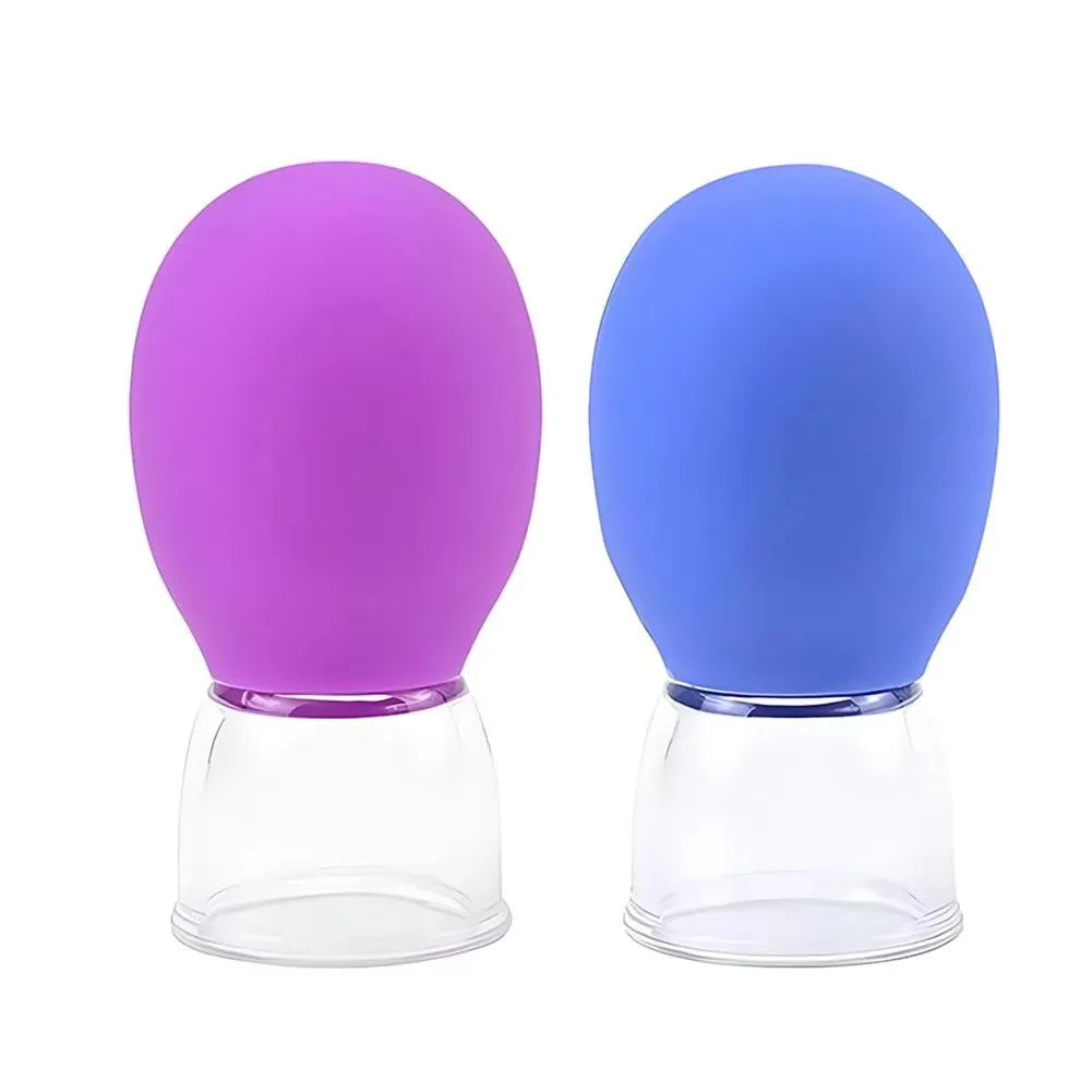2/4 Pieces Facial Cupping Set Eye Face Vacuum Massage Anti Cellulite Cup