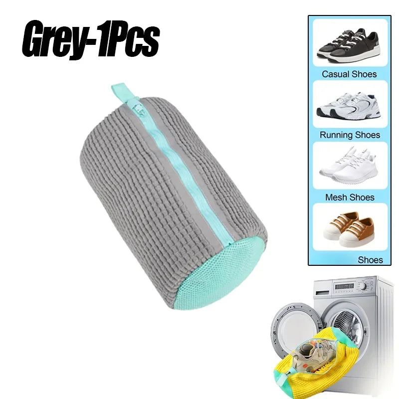 Laundry Bags Shoe Washing Machine Bag-with Zipper Laundry Bag with Rich Fluff Inside