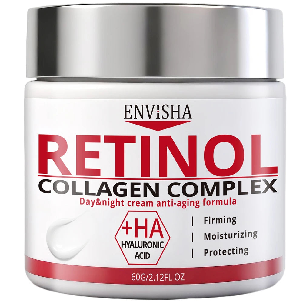 ENVISHA Face Skin Care Retinol Collagen Cream Anti-aging Wrinkle Deep Hydration Moisturizing Skin Health Whitening Exfoliation