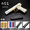 Children Toy Gun M1911 Soft Bullet Pistol Shell Ejecting