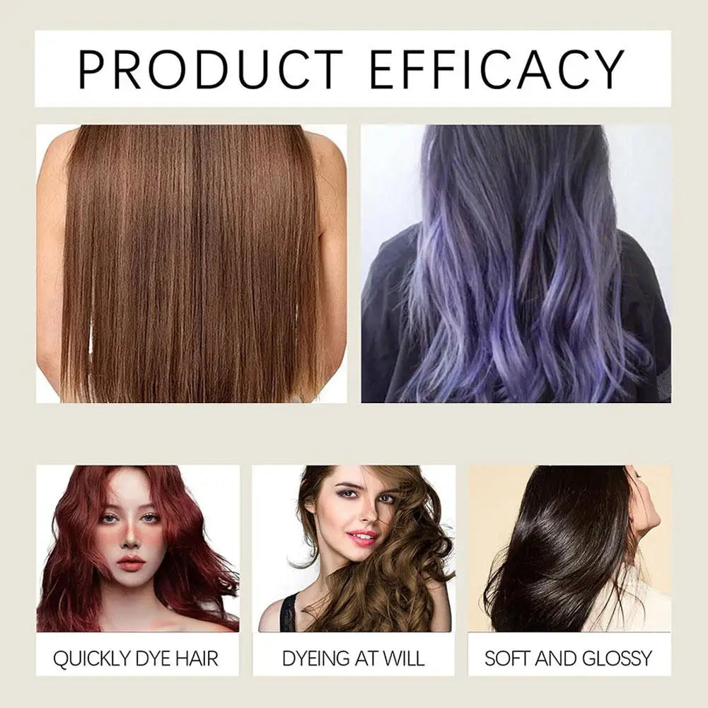 200ml Hair Dye Shampoo For Gray Hair Natural Hair Dye Kit Semi Permanent