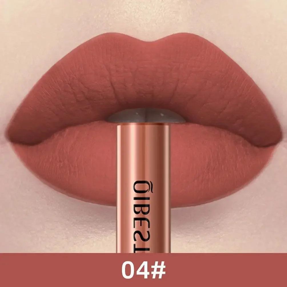 1 PC matte lipstick, non stick to cup, waterproof and long-lasting