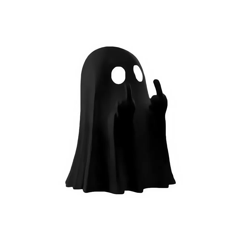 1-5Pcs Cute Middle Finger Ghost Statue, Halloween Ghost Festival