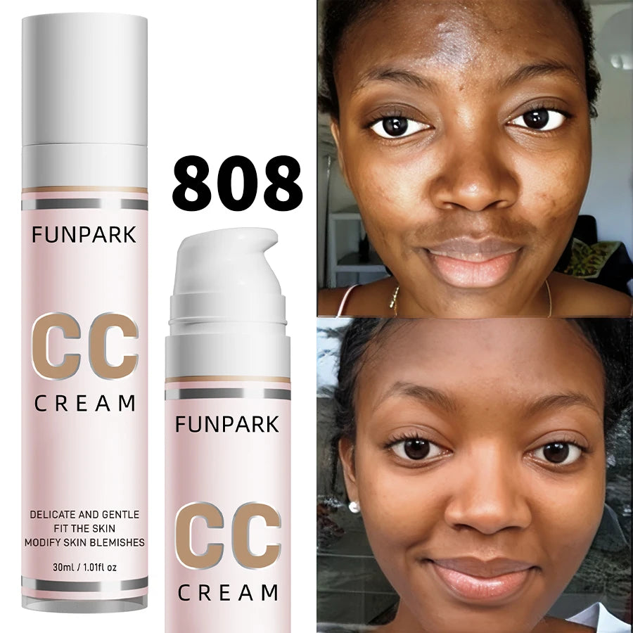 30ml 1Pc Color Correcting CC Cream Facial Foundation Waterproof
