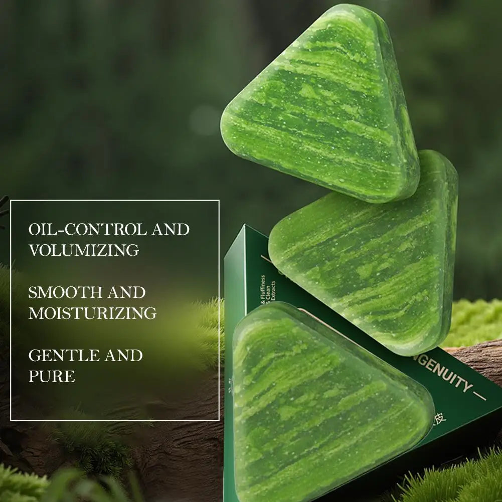 Usman Grass Shampoo Soap Cypress Leaf Polygonatum Herbal